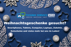 Christmas blue background. Shining silver pattern frame made of frost decorative leaves and baubles